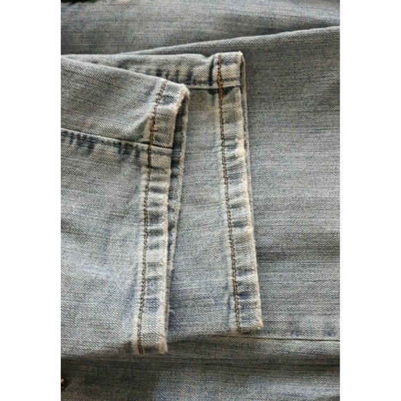 LOFT Ann Taylor: 'Relaxed Skinny' Jeans Size 12T with Rhinestones/Distressed - Picture 10 of 12